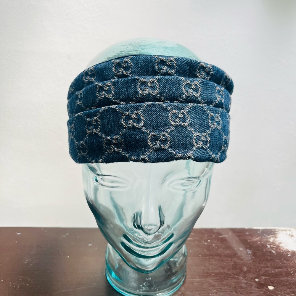 Blue Denim Headband